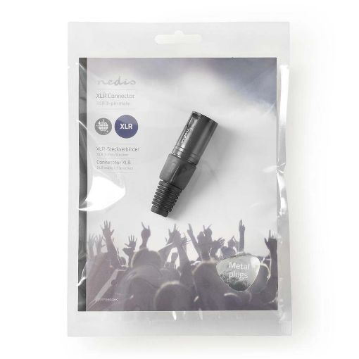 Εικόνα της Nedis Βύσμα XLR Male Black COTP15900BK