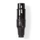 Εικόνα της Nedis Βύσμα XLR Female Black COTP15902BK
