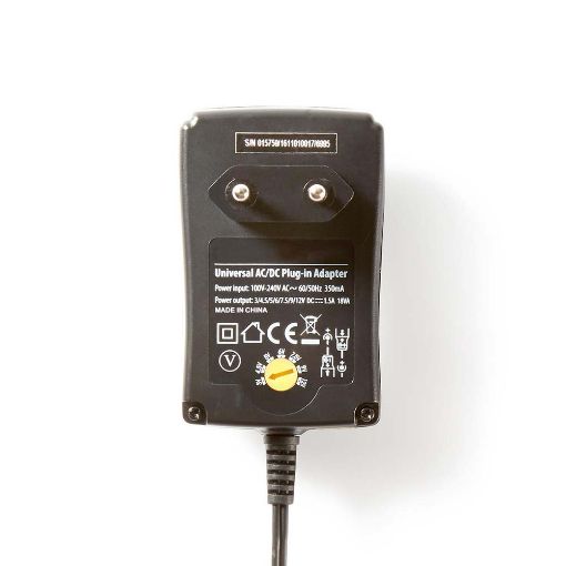 Εικόνα της Universal Τροφοδοτικό Nedis 12V/1.5A 18W ACPA002