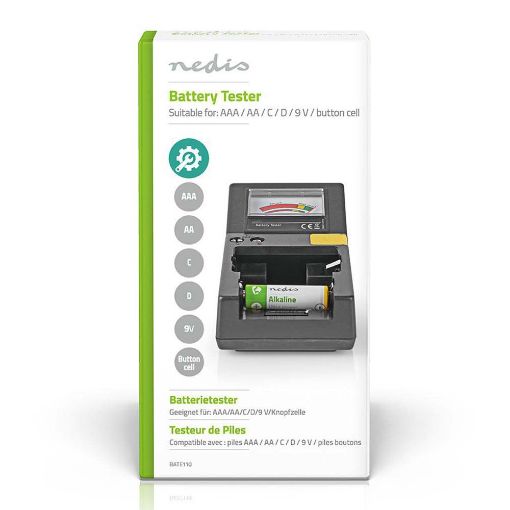 Εικόνα της Nedis Battery Tester BATE110