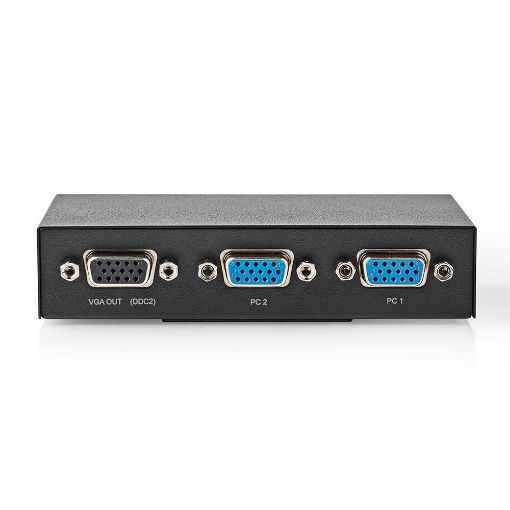 Εικόνα της Nedis Video Switch VGA Male to 2x Female VGA Black CSWI5902BK