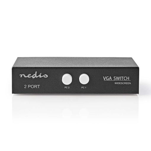 Εικόνα της Nedis Video Switch VGA Male to 2x Female VGA Black CSWI5902BK
