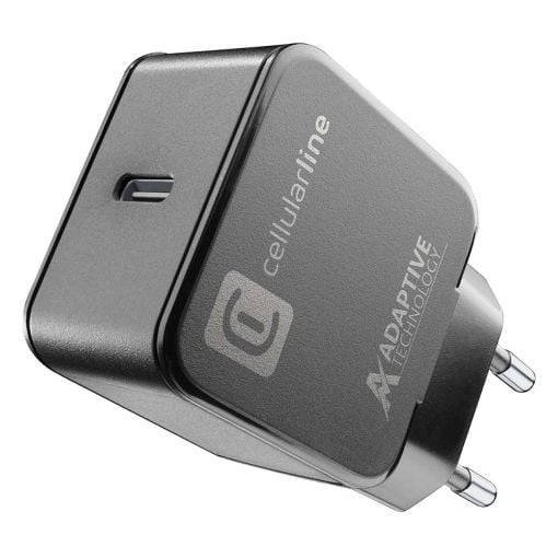 Εικόνα της Φορτιστής Cellular Line USB-C 15W Black ACHSMUSBC15WK