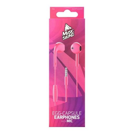 Εικόνα της Handsfree Cellular Line Jack 3,5mm Pink AUCAPSULEMSP