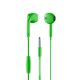 Εικόνα της Handsfree Cellular Line Jack 3,5mm Green AUCAPSULEMSG