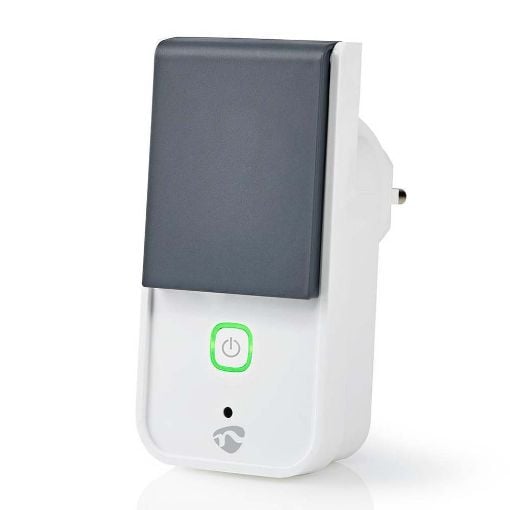 Εικόνα της Nedis SmartLife Smart Plug Power Meter Type F (CEE 7/7) IP44 Grey/White WIFIPO120FWT