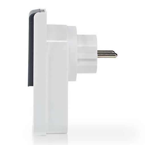 Εικόνα της Nedis SmartLife Smart Plug Power Meter Type F (CEE 7/7) IP44 Grey/White WIFIPO120FWT