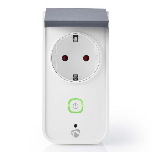 Εικόνα της Nedis SmartLife Smart Plug Power Meter Type F (CEE 7/7) IP44 Grey/White WIFIPO120FWT