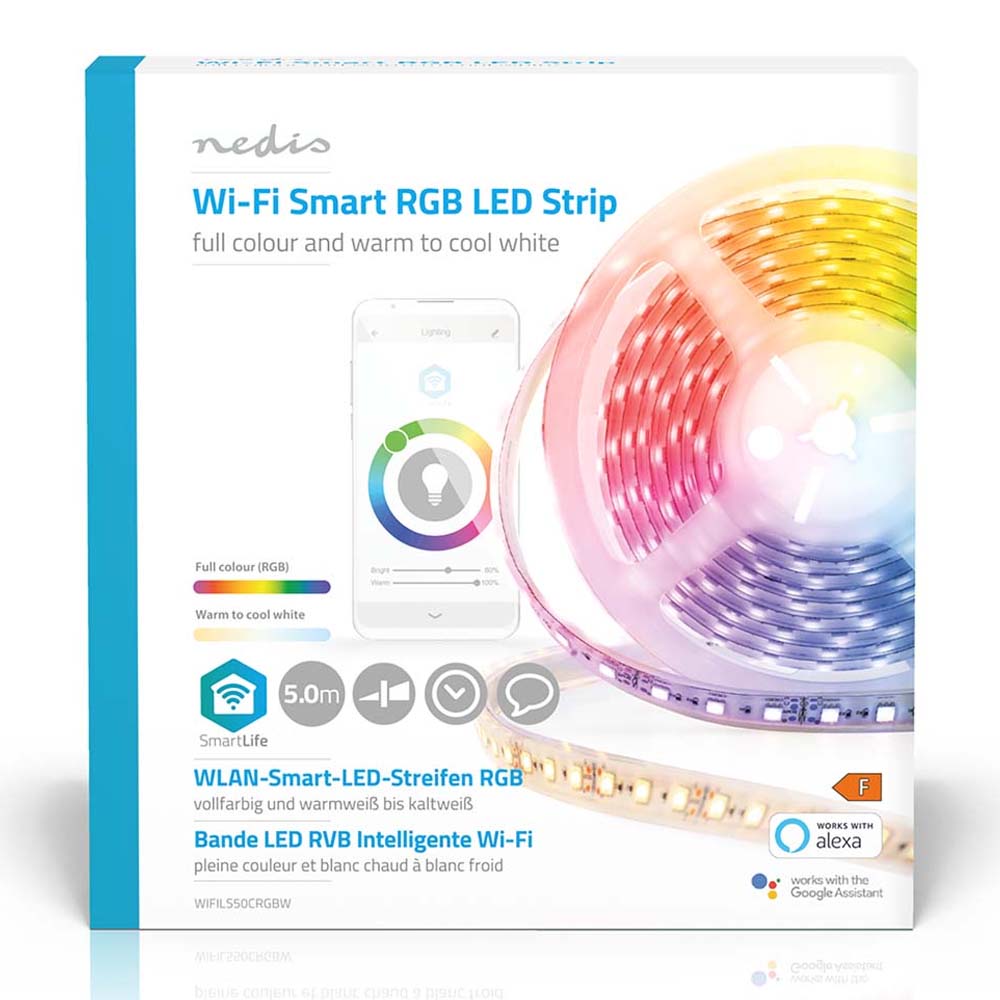 Nedis WiFi LED Strip RGB 5M (WIFILS50CRGBW)
