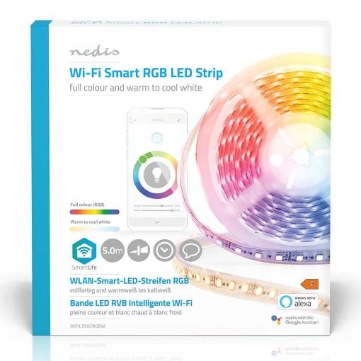 Εικόνα της Nedis SmartLife WiFi RGB LED Strip 5m WIFILS50CRGBW