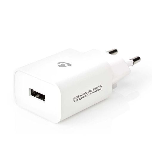 Εικόνα της Φορτιστής Nedis 12W USB-A White WCHAU242AWT