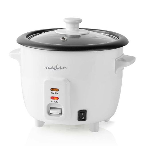 Εικόνα της Rice Cooker Nedis 300W 0.6Lt White KARC06WT