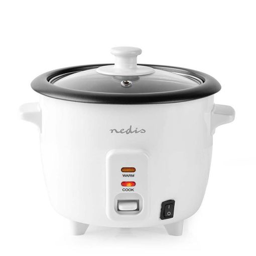 Εικόνα της Rice Cooker Nedis 300W 0.6Lt White KARC06WT