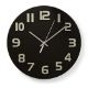 Εικόνα της Πλαστικό Ρολόι Τοίχου Nedis 30cm Black CLWA006GL30BK