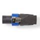 Εικόνα της Speaker Connector Nedis Male Straight Black COTP16900BK