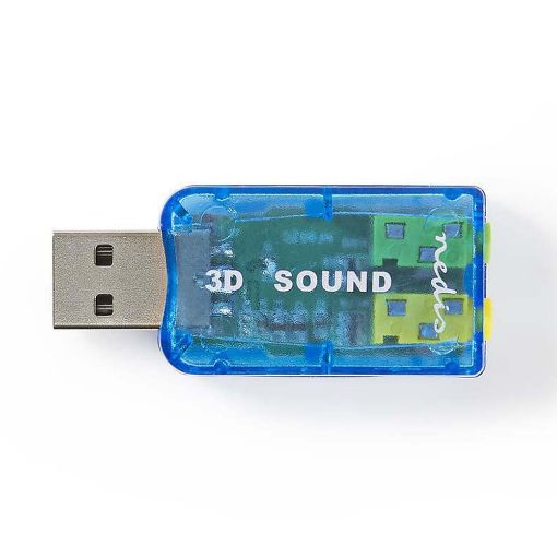 Εικόνα της External Soundcard Nedis USB 2.0 Black USCR10051BU