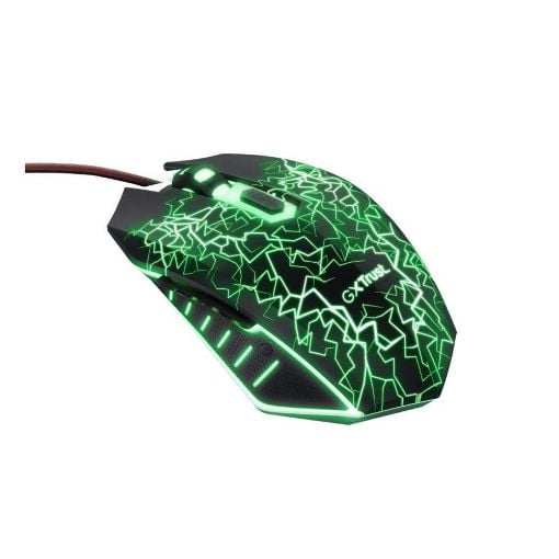 Εικόνα της Ποντίκι Trust Gaming with LED Light & Mouse Pad Black 24752