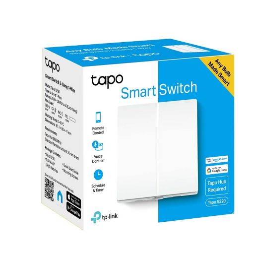 Εικόνα της TP-Link Tapo S220 Smart Light Switch 2-Gang 1-Way