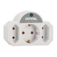 Εικόνα της Πολύπριζο Ασφαλείας 3 Θέσεων Crystal Audio SPW21-1300-70 1300J White