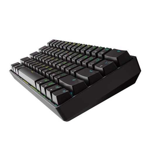 Εικόνα της Πληκτρολόγιο HK Gaming GK61 RGB Gateron Black Switch (US) Black