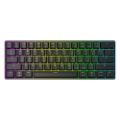 Εικόνα της Πληκτρολόγιο HK Gaming GK61 RGB Gateron Black Switch (US) Black