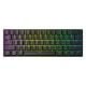 Εικόνα της Πληκτρολόγιο HK Gaming GK61 RGB Gateron Black Switch (US) Black
