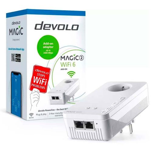 Εικόνα της Powerline Devolo Magic 2 WiFi 6 Passthrough 8811