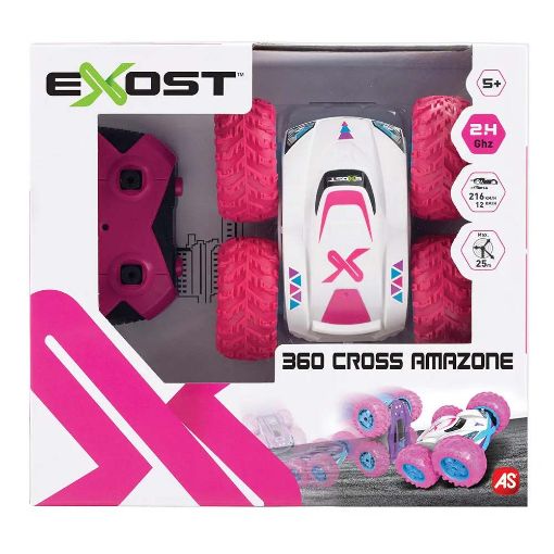 Εικόνα της Silverlit Exost - Τηλεκατευθυνόμενο Αυτοκίνητο Exost 360 Cross Amazone Pink 7530-20260