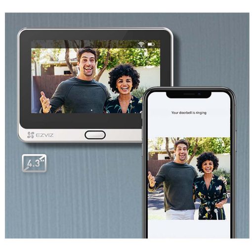 Εικόνα της Ezviz Smart Doorbell DP2C CS-DP2C-A0-6E2WPFBS