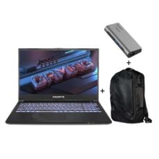 Εικόνα της Laptop Gigabyte G5 MF 15.6" Intel Core i5-12500H(3.30GHz) 8GB 512GB SSD RTX 4050 6GB Win11 Home MF-E2EE333SH + Δώρο Gigabyte 7in1 USB Type-C Hub + Backpack Gigabyte Aorus