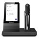 Εικόνα της Headset Yealink WH67 DECT Wireless + WHC60 Charging Station Black 04-17-0032