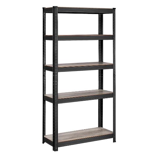 Εικόνα της Songmics Ραφιέρα Dexion με 5 Ράφια 150 x 75 x 30 cm Black/Brown GLR030B11