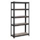 Εικόνα της Songmics Ραφιέρα Dexion με 5 Ράφια 150 x 75 x 30 cm Black/Brown GLR030B11