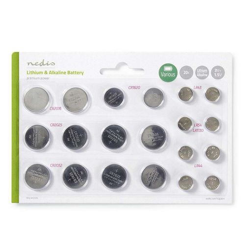 Εικόνα της Μπαταρίες Λιθίου/Αλκαλικές Nedis Multi-Pack 20τμχ BALAK20BL