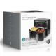 Εικόνα της Φριτέζα Αέρος Nedis 2 x 3.8Lt 2850W Black KAAFD350EBK