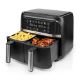 Εικόνα της Φριτέζα Αέρος Nedis 2 x 3.8Lt 2850W Black KAAFD350EBK