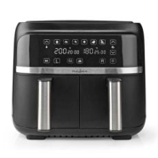 Εικόνα της Φριτέζα Αέρος Nedis 2 x 3.8Lt 2850W Black KAAFD350EBK