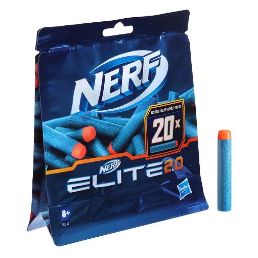 Εικόνα της Hasbro Nerf - Ανταλλακτικά Βελάκια Nerf Elite 2.0 20 Refill Pack F0040