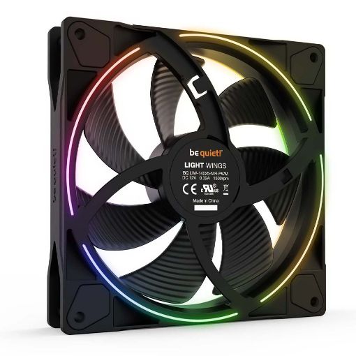 Εικόνα της Case Fan Be Quiet! Light Wings 2 ARGB 140mm Black (3-Pack) BL078