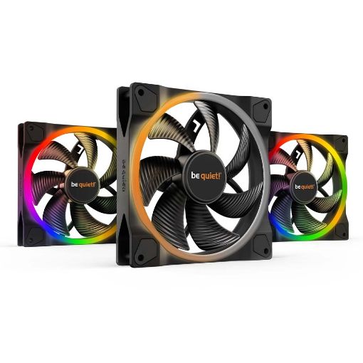 Εικόνα της Case Fan Be Quiet! Light Wings 2 ARGB 140mm Black (3-Pack) BL078