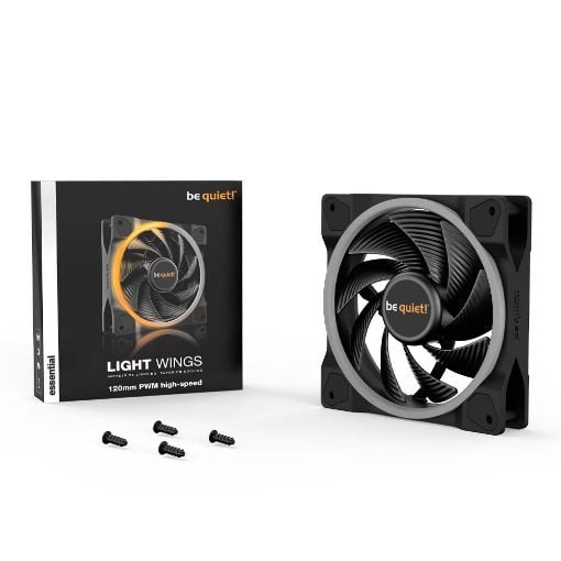 Εικόνα της Case Fan Be Quiet! Light Wings High-Speed ARGB 120mm Black BL073