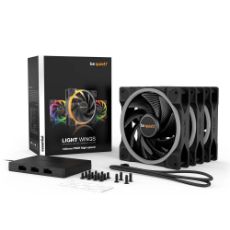 Εικόνα της Case Fan Be Quiet! Light Wings High-Speed ARGB 120mm (3-Pack) Black BL077