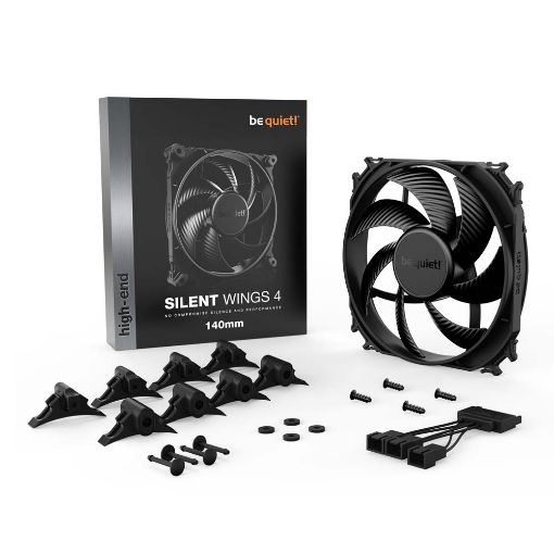 Εικόνα της Case Fan Be Quiet! Silent Wings 4 140mm Black BL095