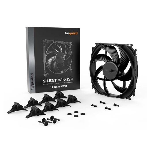 Εικόνα της Case Fan Be Quiet! Silent Wings 4 PWM 140mm Black BL096