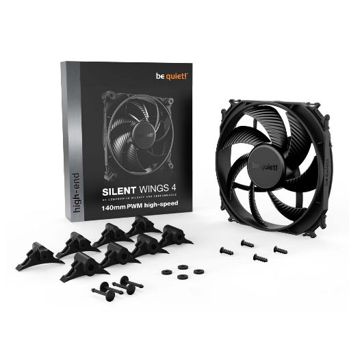 Εικόνα της Case Fan Be Quiet! Silent Wings 4 PWM High-Speed 140mm Black BL097