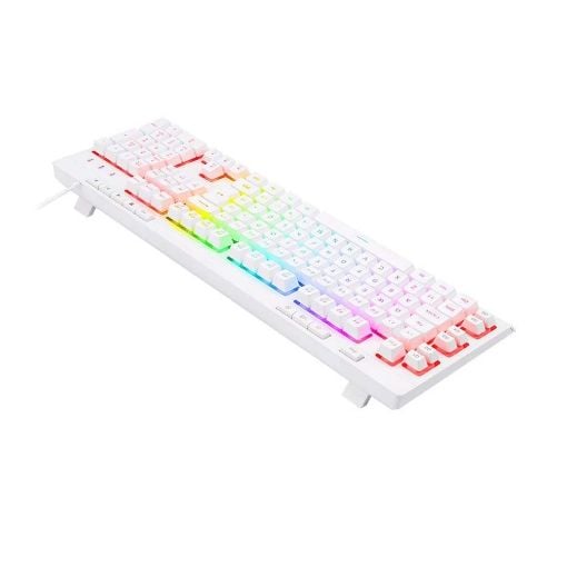 Εικόνα της Πληκτρολόγιο Redragon K512W Shiva RGB (US) White