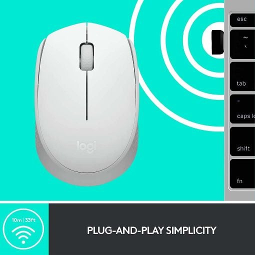 Εικόνα της Ποντίκι Logitech M171 Wireless White 910-006867