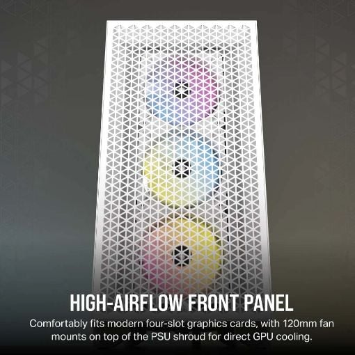 Εικόνα της Corsair 3000D RGB Airflow Tempered Glass White CC-9011256-WW