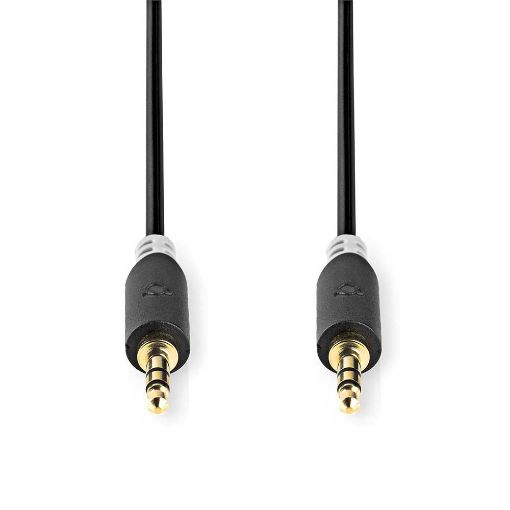 Εικόνα της Καλώδιο Nedis Audio 3.5mm M/M 3m (Gold Plated) Black CABW22000AT30