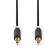 Εικόνα της Καλώδιο Nedis Audio 3.5mm M/M 3m (Gold Plated) Black CABW22000AT30